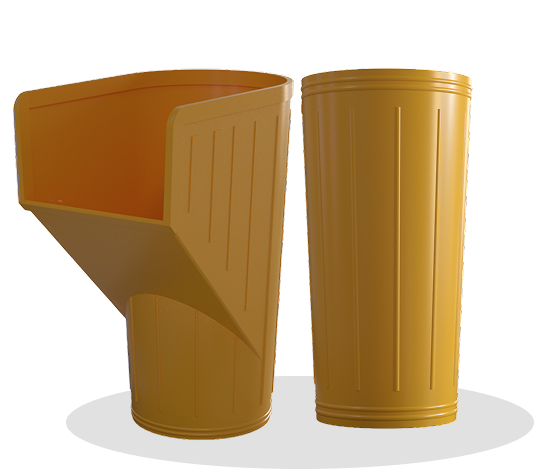 Debris Chutes Durable construction plastic products